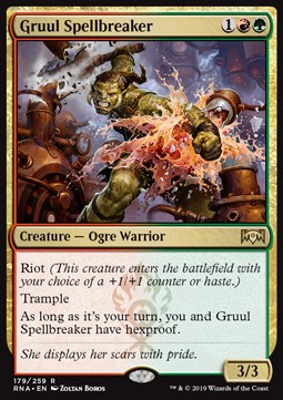 Gruul Spellbreaker - Ravnica Allegiance 