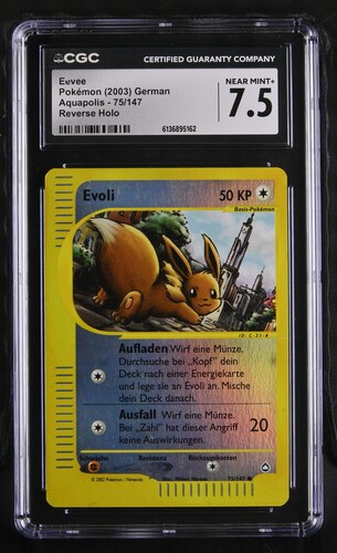Eevee - AQ 75 - German - CGC 7.5 