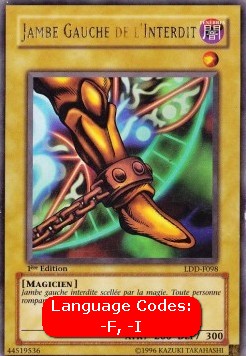 Left Leg of the Forbidden One (V.1 - Ultra Rare) 