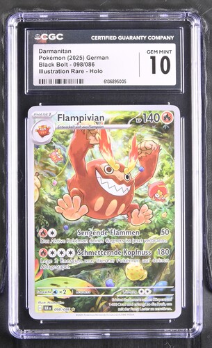 Darmanitan - BLK 98 - German - CGC 10 