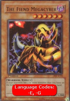 The Fiend Megacyber (V.1 - Ultra Rare) 