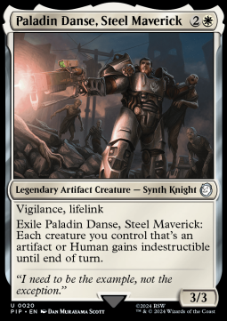 Paladin Danse Steel Maverick - Universes Beyond Fallout 