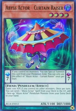 Abyss Actor - Curtain Raiser 