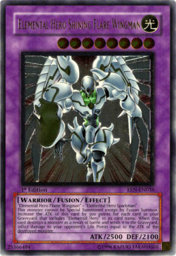 Elemental Hero Shining Flare Wingman (V.2 - Ultimate Rare) 