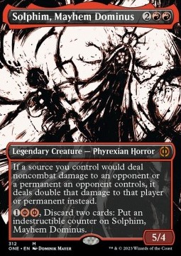Solphim Mayhem Dominus (V.1) - Phyrexia All Will Be One Extras 