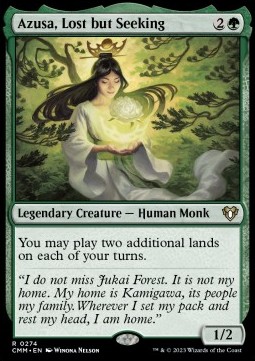 Azusa, Lost but Seeking - Commander Masters 