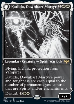 Katilda Dawnhart Martyr Katildas Rising Dawn - Innistrad Crimson Vow Extras 