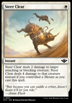 Steer Clear 
