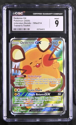 Dedenne GX - UNB 195 - English - CGC 9 