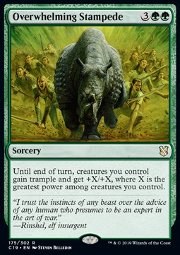 Overwhelming Stampede - Commander 2019 