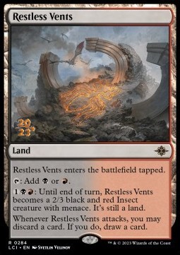 Restless Vents (V.1) - The Lost Caverns of Ixalan Promos 