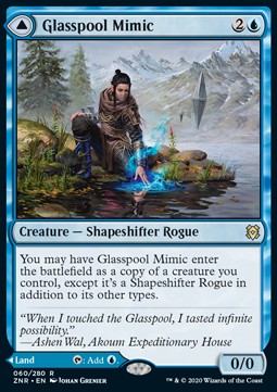 Glasspool Mimic Glasspool Shore - Zendikar Rising 