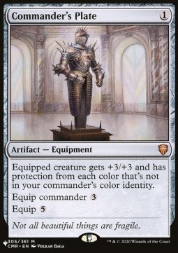 Commanders Plate - Secret Lair Drop Series Secretversary 2021 
