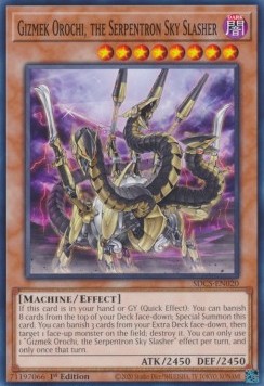 Gizmek Orochi, the Serpentron Sky Slasher 
