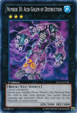 Number 30: Acid Golem of Destruction 