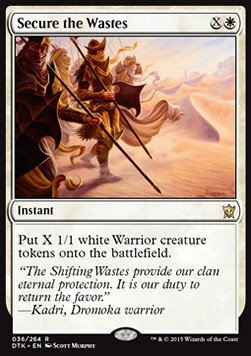 Secure the Wastes - Dragons of Tarkir 