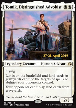 Tomik Distinguished Advokist - War of the Spark Extras 