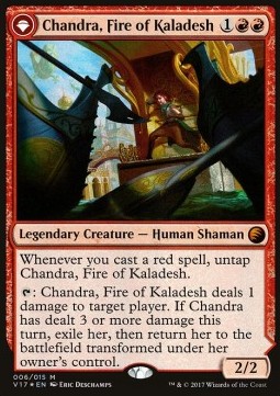 Chandra, Fire of Kaladesh // Chandra, Roaring Flame 