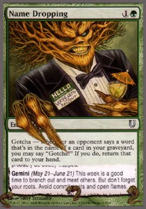 Name Dropping - Unhinged 