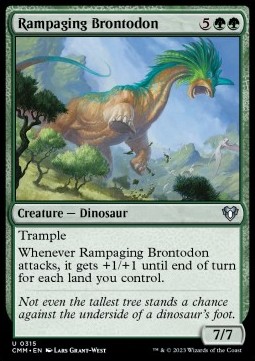 Rampaging Brontodon - Commander Masters 