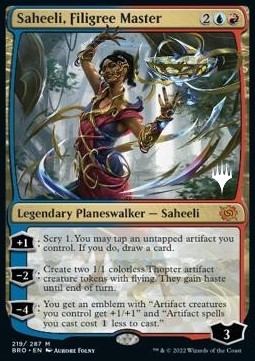 Saheeli Filigree Master (V.2) - The Brothers War Promos 