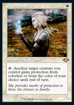 Giver of Runes (V.1) - Modern Horizons Retro Frame Cards 