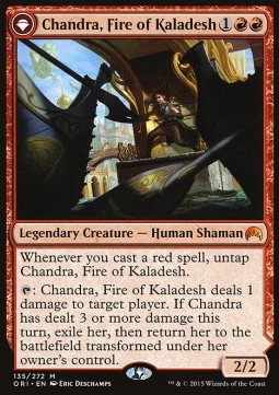 Chandra Fire of Kaladesh Chandra Roaring Flame - Magic Origins 