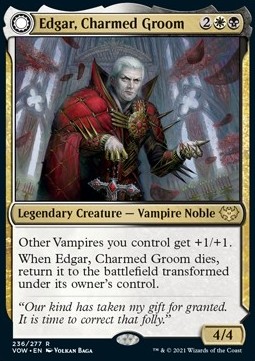Edgar Charmed Groom Edgar Markovs Coffin - Innistrad Crimson Vow 