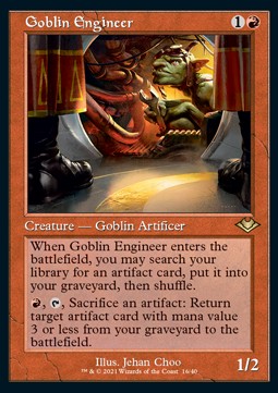 Goblin Engineer (V.1) - Modern Horizons Retro Frame Cards 