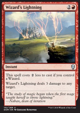 Wizards Lightning - Dominaria 