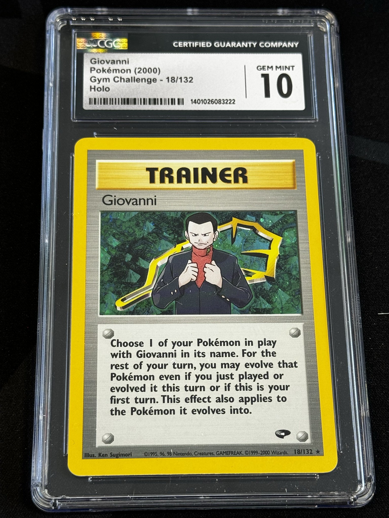 Giovanni (Holo) - GC 18 - English - CGC 10 