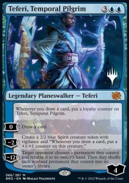 Teferi Temporal Pilgrim (V.2) - The Brothers War Promos 