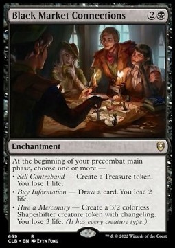 Black Market Connections (V.1) - Commander Legends Battle for Baldurs Gate Extras 