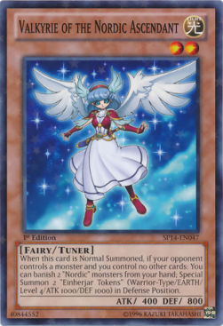 Valkyrie of the Nordic Ascendant (V.2 - Starfoil Rare) 