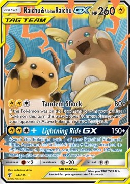 Raichu & Alolan Raichu GX 