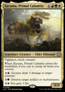 Zacama Primal Calamity - Commander The Lost Caverns of Ixalan 