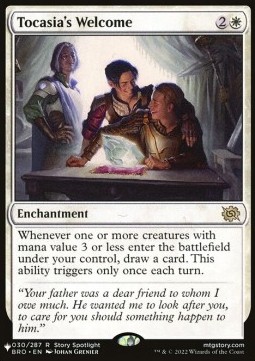 Tocasias Welcome - Secret Lair Commander Deck Raining Cats and Dogs 