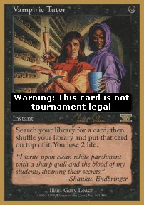 Vampiric Tutor - WCD 1999 Jakub Slemr 