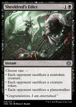 Sheoldreds Edict - Phyrexia All Will Be One 